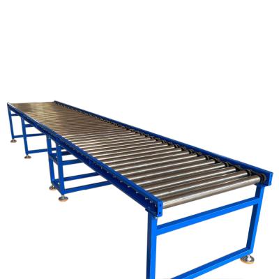 China Heat Resistant Carton Transport Pallet Steel Roller Conveyor System For Packing Industry for sale