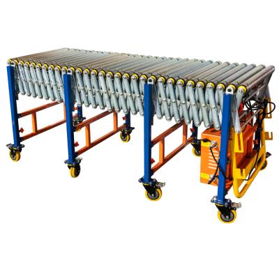 China Heavy Duty Oil Belt Conveyor Roller Extendable Steel O Ring Conveyor Machine for sale