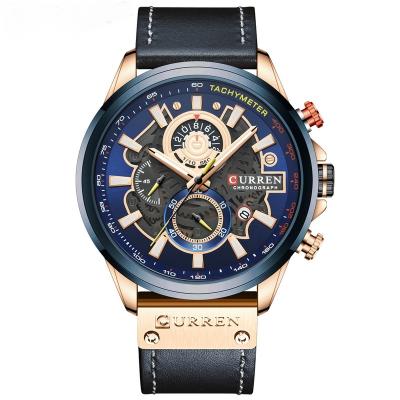 China Creative Design Day/Date Men Sport Quartz Clock Chronograph Wrist Watch for sale