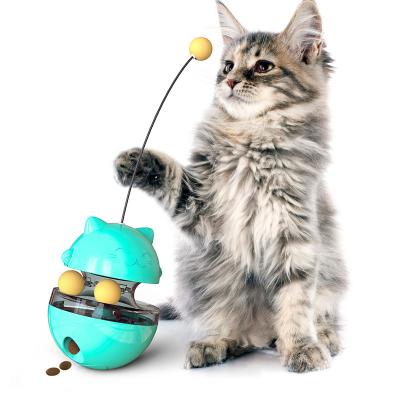 China Viable Goods Using Food Grade Cat Stick Cat Turntable Toy Funny Leaking Food Ball for sale