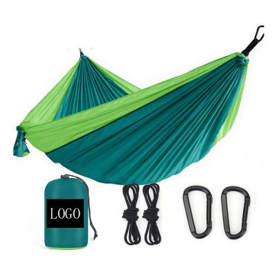 China Amazon Adult Outdoor Hot Selling Goods Double Hammock 210T Parachute Cloth Hammock/Hammock/Garden Camping Equipment for sale