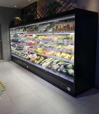 China Single-temperature Open Supermarket Multi-deck Refrigerator For Fruits And Vegetables for sale