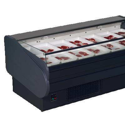 China Single-Temperature Single Deep Supermarket Chest Freezer For Frozen Seafood Fish With Store Room for sale