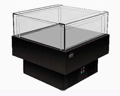 China Single-temperature Kimay 17WD marble base open top refrigerated cabinet for sale