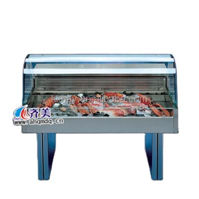 China Single-temperature display dynamic cooling refrigerator for meat, groceries and fresh food for sale