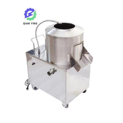 China Automatic Potato Fruit Ginger Sweet Potato Vegetable Roller Wash Skin Remove Machine Industrial Potato Peeling Machine for sale