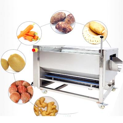 China 5Kg Industrial Fresh Potato Peeling Peeling Fruit Processing Plant Automatic Coconut Potato Washing Peeling Machine for sale