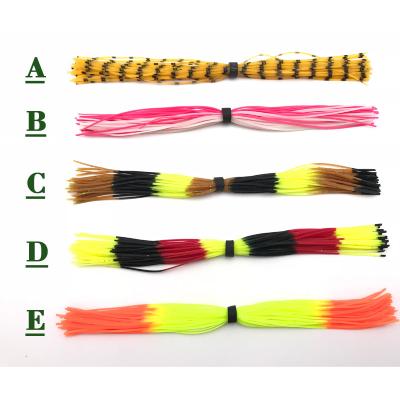 China DIY Fishing Lures Soft Silicone Bait 50 Strands Silicone Edges Umbrella Material Elastic Feel Edges Lure Sea Fishing Building Accessories for sale