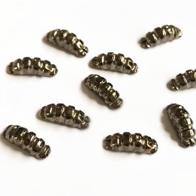 China Outdoor Activities Fishing 24 Pcs 4 Sizes Ribbed Tungsten Scud Body Scud Nymph Tungsten Shrimp Body Beads for sale