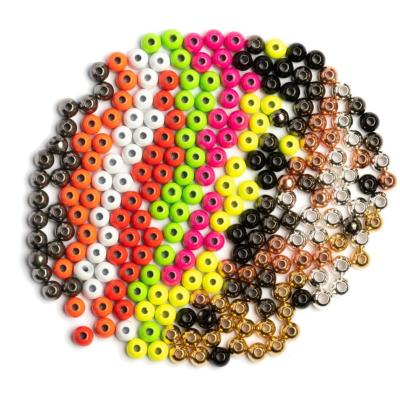 China Outdoor Activities Fishing Counter Dipped Tungsten Bead Wholesale Counter Dipped Beads Flared Tungsten Beads Pilot Fishing for sale