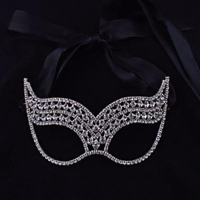 China Fashion Beautiful Fashion Jewelry Rhinestone Kids Dress Up Party Masks Cheap Party Masks for sale