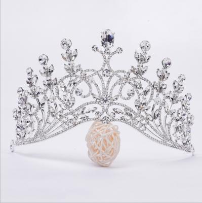 China Fashionable Elegant Princess Display Tiara Rose Girls CZ Tiara Crown Birthday for sale