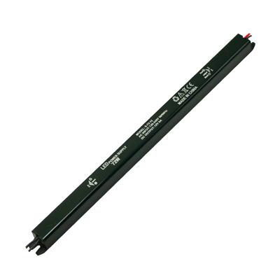 China Indoor premium aluminum 24v 3A 72W high efficiency led ultra slim long thin strip power supply LSS-72-24 for sale