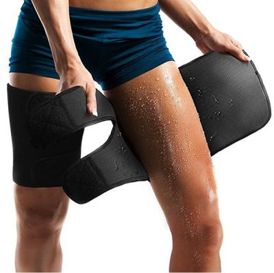 China Fully Fitted Elastic Neoprene Compression Thigh Support Leg Brace for sale