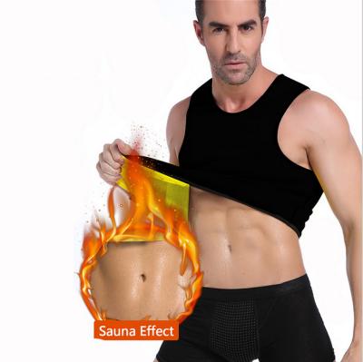 China Hot Men QUICK DRY Ultra Slimming Body Shaper Suit Gym Vest Sauna Waist Trainer Sweat for sale