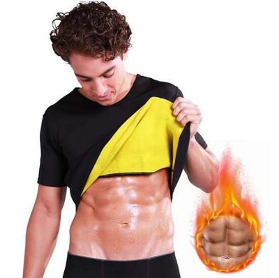 China Summer QUICK DRY Men Body Shaper T-shirt Arm&Abdominal Hot Thermo Diet Trainer, Weight Loss Fat Burner for sale