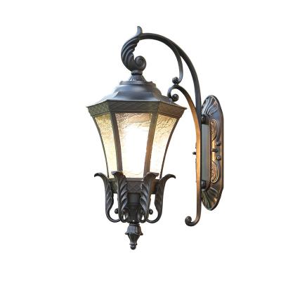 China Back to European Garden Villa Courtyard Villa Garden Ancient Style Wall Lamp Balcony Waterproof Outdoor Lighting Terrace Wall Lamp for sale