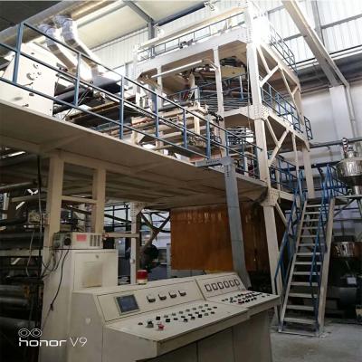 China Film Used Three Layer Coextrusion Double-screw Film Blowing Machine for sale