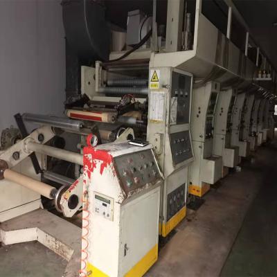 China Printing Industry Used Rotogravure Printing Machine Taiwan Jiuxin Brand Width 1050 Mm With 6 Color for sale