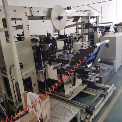 China Packaging Industry Automatic 6 Sides Double Line Sealing Bag Making Machine With Zipper for sale