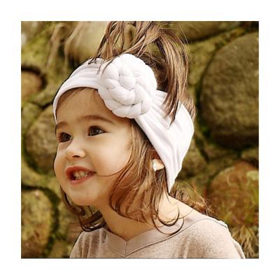 China Kids Girls Baby Toddler Soft Turban Knotted Headband Hair Band Accessories Headwear for sale