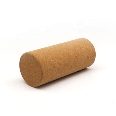 China 63mm Dia.* 150mm L Natural Cork Massage Roller for Tension Myofascial Release and Relief CMR63d150 for sale