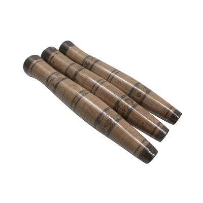 China Eco-friendly Fly Rod Cork Fishing Rod Handle Lightweight High Quality Solid Carbonized Cork Handle for sale