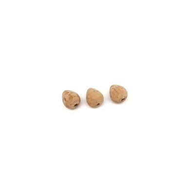 China Cork Diameter 23mm*27mm L Bobbers Cork Drift Water-Drop Shape Fishing Slip Floats for sale