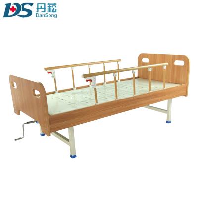 China Cheap Sale 2 Functions Hospital Furniture Wooden Headboard Hospital Beds With Crank for sale