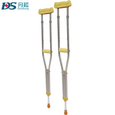 China Hospital Medical Equipment Aluminum Crutches With Pads for sale