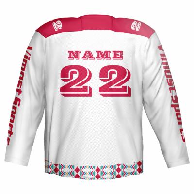 China Shirts & Tops Wholesale Custom Size Sublimated Hockey Tank Top Ice Hockey International Tank Tops for sale