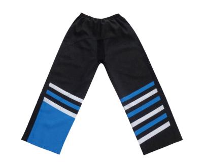 China Custom Blue Pants Hockey Pants Designs Roller Hockey Pants Sublimation Ice Hockey Pants With Free Design And DHL Shipping for sale