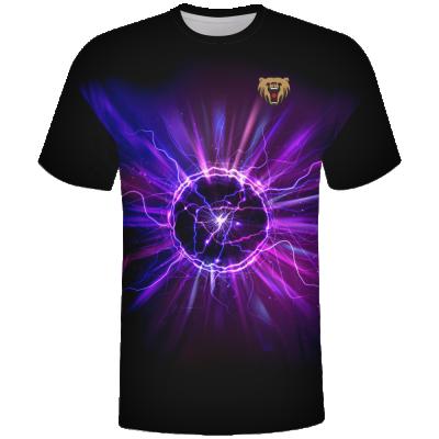 China QUICK DRY custom sublimation esports tank tops gaming purple shirts design OEM service from factory for sale