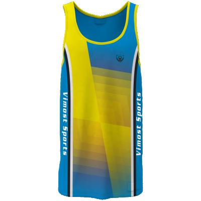 China Breathable Sublimation Printing Custom Baseball Sleeveless Shirts Baseball Vest for sale