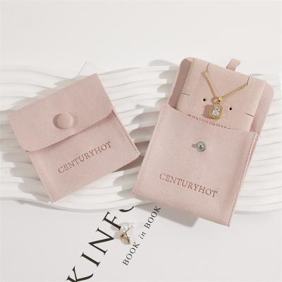 China 2023 Hot Sale Attractive Microfiber Velvet Jewelry Pouch With Logo for sale