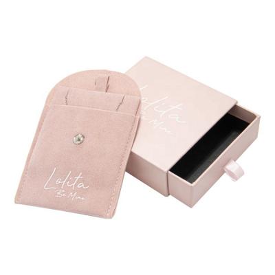 China Custom Jewelry Gift Packaging Pouch Bag and Box Wholesale Small Gift Jewelry Packaging Bag Pouch for sale