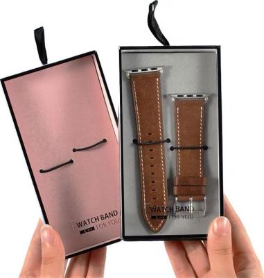 China Low Price Simple Popular Retail Strap Watch Band Plastic Packaging Box for sale