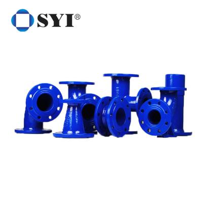 Cina SYI Ductile Iron Flanged Pipe Fittings For Water Or Sewerage Pipeline Projects in vendita