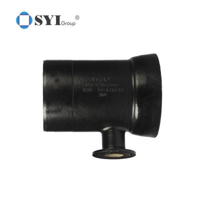 Cina AWWA C110 Ductile Iron Tee Shape Flanged Fittings for water pipeline projects in vendita