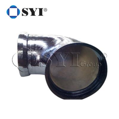 Cina Black Malleable Iron Pipe Floor Flange Fittings Galvanized Pipe Thread Fittings Reducer in vendita