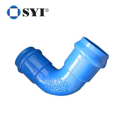 China SYI Blue AWWA C110 Ductile Iron Pipe Fitting Pn16 For PVC Pipe zu verkaufen