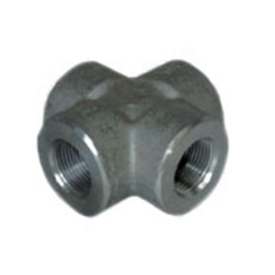 Chine A105 black Carbon steel Threaded forged high pressure pipe fittings Tee Union Hydraulic pipe fitting à vendre