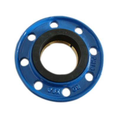 China Ductile cast iron quick flange adaptor for pe pipe fitting for sale