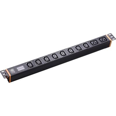 China Residential / General Purpose 1u Hole Smart PDU Power Distribution Unit IECC13 C14 3 Phase for sale