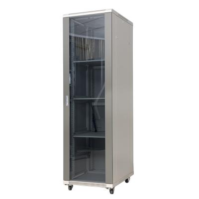 China 18U 22U 32U 37U 42U Cold Rolled Steel Network Cabinets Server Wall Mounted Rack for sale