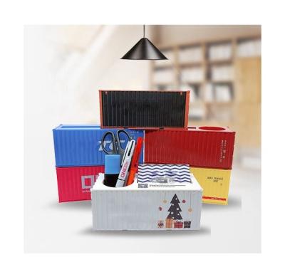 China SmallOrders G020236 Decoration Desktop New Arrivals Business Card Holder Negotiable Business Card Holder Pen Container Gift Model Carrying for sale