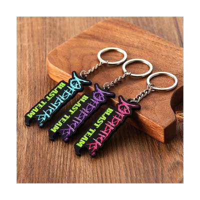 China Men and Women SmallOrders G020946 Wholesale Custom Company Logo Custom Metal Die Cast Metal Key Chain Unique Portable Key Chain New Products for sale