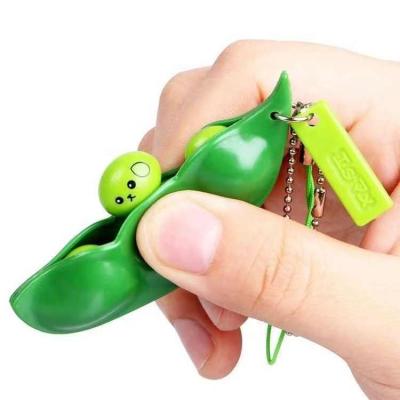 China Peanut Edamame Color Size Anti Stress Selling Anti Stress Decompression Duct Toy Adult Gift Hot Custom Unlimited Creative Toy Gift for sale