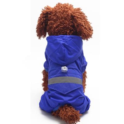 China Stocked Luxury Pet Dog Clothes Wholesale Waterproof Outdoor Dog Raincoat for sale