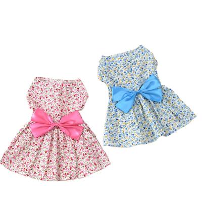 China Cuihua Dog Shirt Dog Dress Puppy Clothes Summer Cute Comfy Sustainable Sustainable Pet Clothes Sleeveless Clothes For Summer for sale